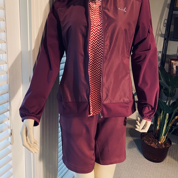 Puma Eggplant Golf  Jacket - Picture 4 of 13